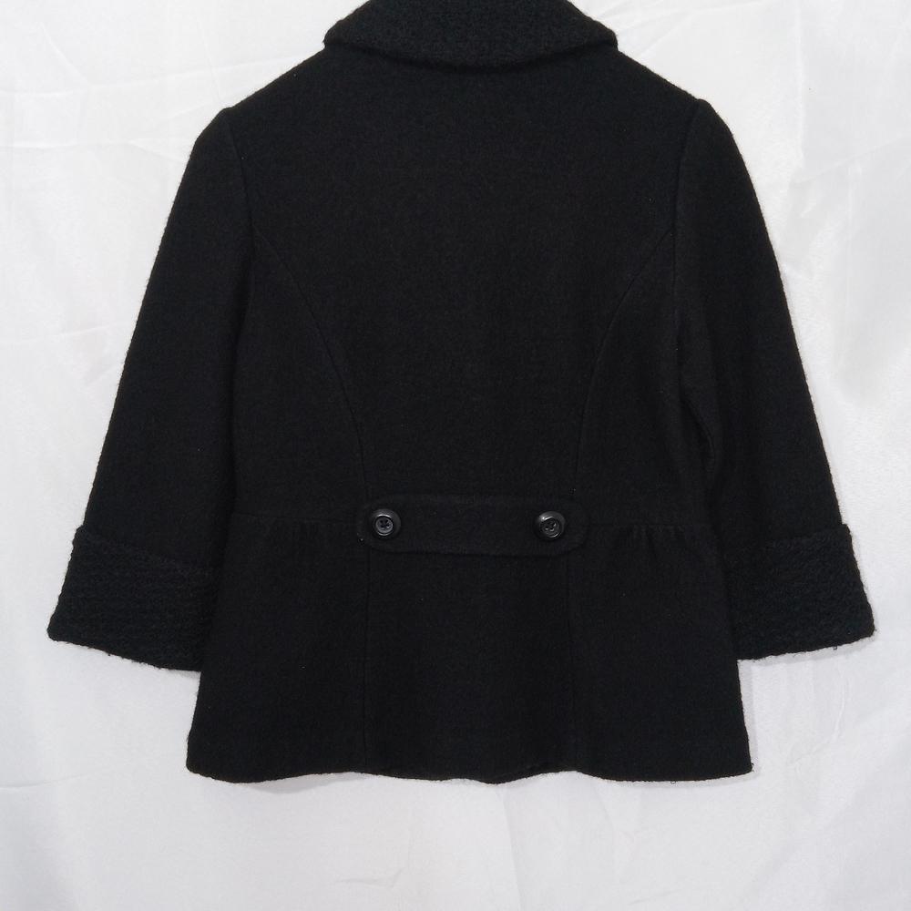 VTG Classiques Entier Boiled  Wool Jacket/ Blazer 3/4 Sleeve Career Office Sz S - Picture 5 of 15